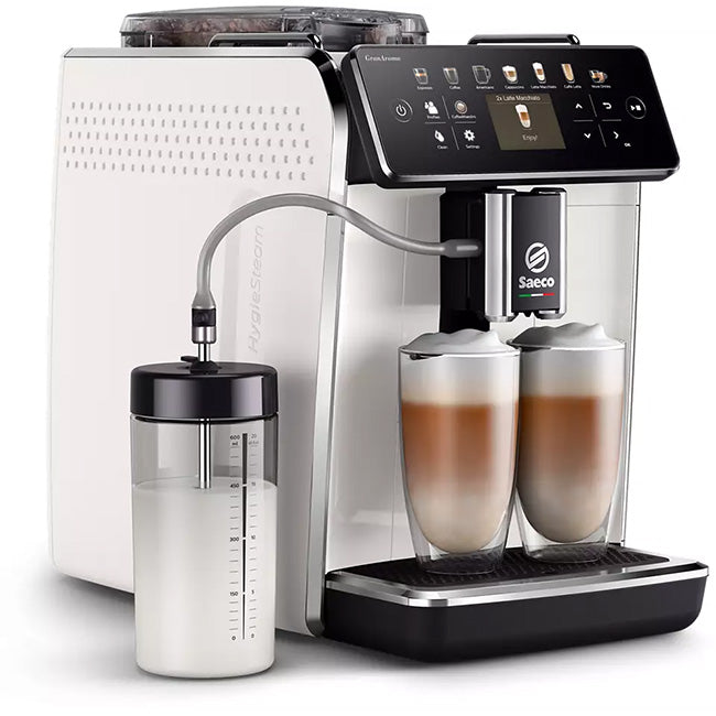Philips Saeco GranAroma Fully Automatic White Espresso Machine SM6580/20