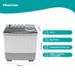 Hisense 16kg Twin Tub Washing Machine White WSDE163